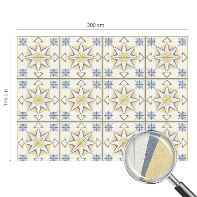 Vinilo para cristales opaco decorativo Estrellas geométricas