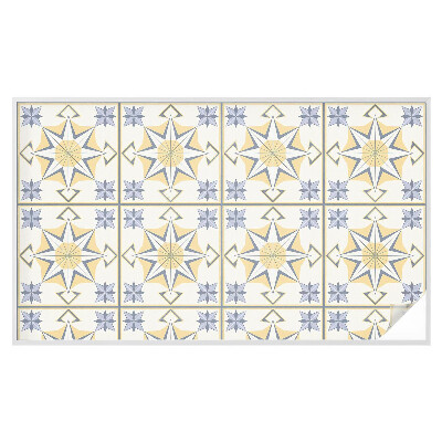 Vinilo para cristales opaco decorativo Estrellas geométricas