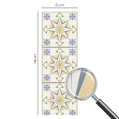 Vinilo para cristales opaco decorativo Estrellas geométricas