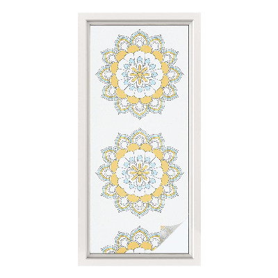 Vinilo decorativo adhesivo para cristales Mandalas coloridos