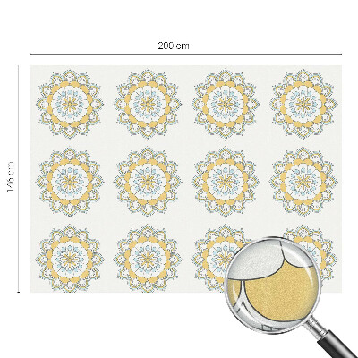 Vinilo decorativo adhesivo para cristales Mandalas coloridos