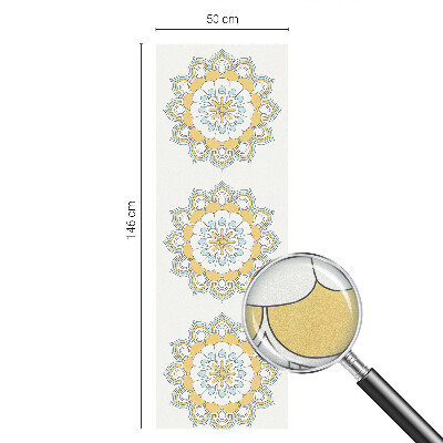 Vinilo decorativo adhesivo para cristales Mandalas coloridos