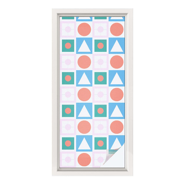 Vinilo para ventanas motivo vitral Patrones abstractos