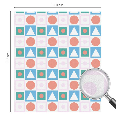 Vinilo para ventanas motivo vitral Patrones abstractos