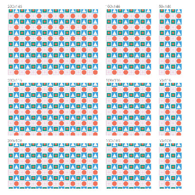 Vinilo para ventanas motivo vitral Patrones abstractos