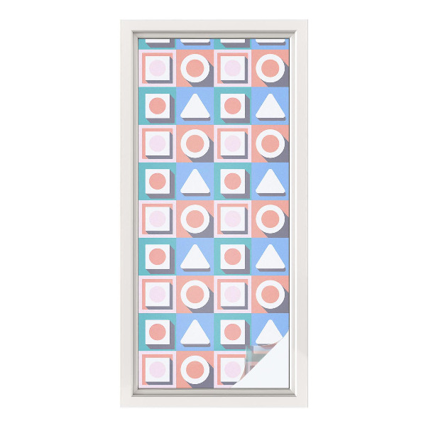 Vinilo para cristales efecto vitral Patrones geométricos