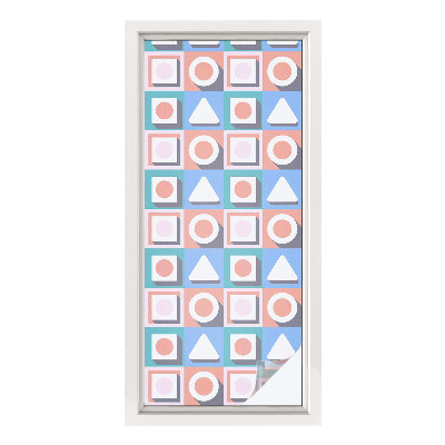 Vinilo para cristales efecto vitral Patrones geométricos