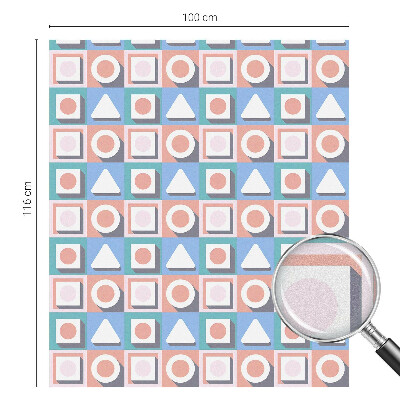 Vinilo para cristales efecto vitral Patrones geométricos
