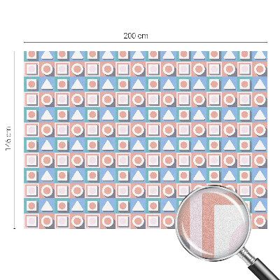 Vinilo para cristales efecto vitral Patrones geométricos