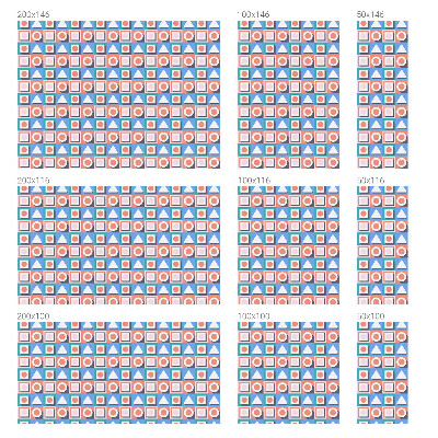Vinilo para cristales efecto vitral Patrones geométricos