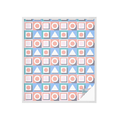 Vinilo para cristales efecto vitral Patrones geométricos