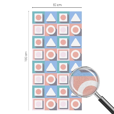 Vinilo para cristales efecto vitral Patrones geométricos