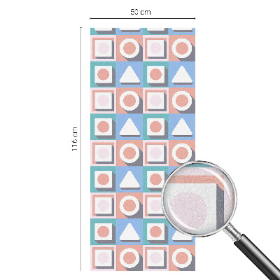 Vinilo para cristales efecto vitral Patrones geométricos
