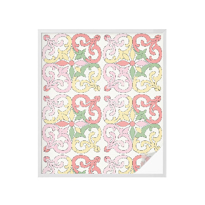 Vinilo ventana privacidad Adornos florales