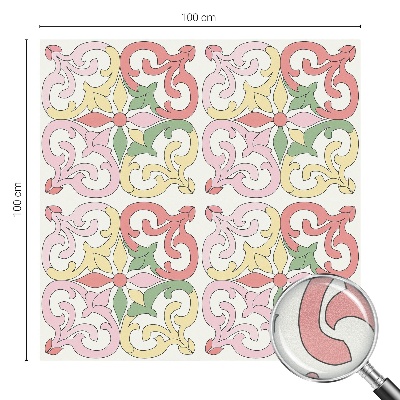 Vinilo ventana privacidad Adornos florales