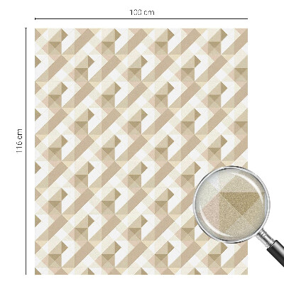 Vinilo para ventanas motivo vitral Patrones triangulares