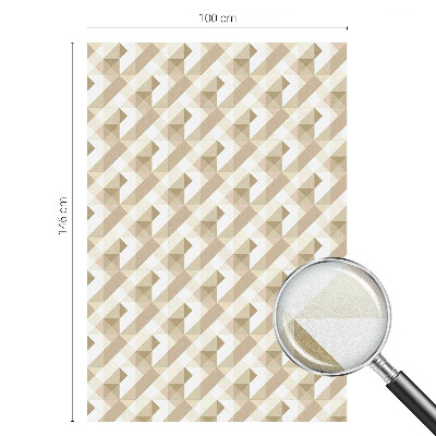 Vinilo para ventanas motivo vitral Patrones triangulares