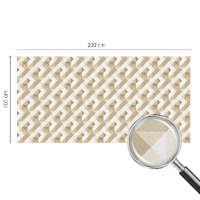 Vinilo para ventanas motivo vitral Patrones triangulares