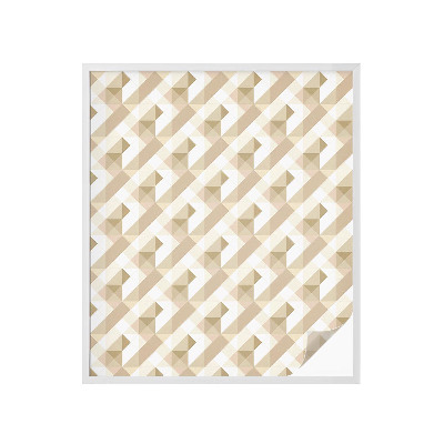 Vinilo para ventanas motivo vitral Patrones triangulares