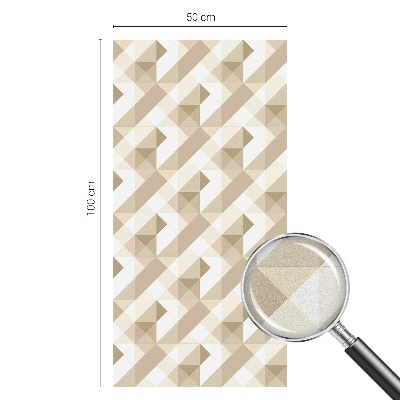 Vinilo para ventanas motivo vitral Patrones triangulares