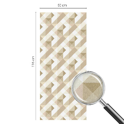 Vinilo para ventanas motivo vitral Patrones triangulares