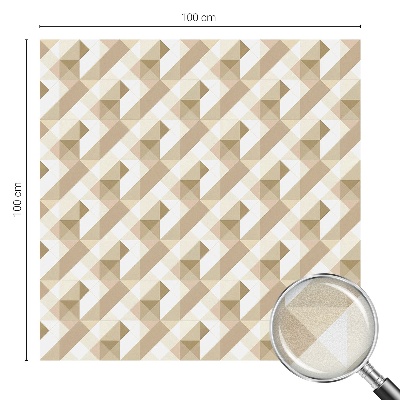 Vinilo para ventanas motivo vitral Patrones triangulares