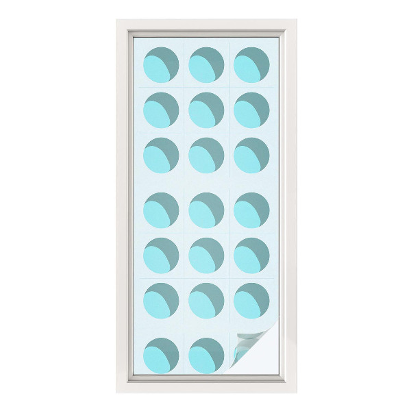 Vinilo para cristales opaco decorativo Ruedas modernas