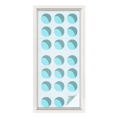 Vinilo para cristales opaco decorativo Ruedas modernas