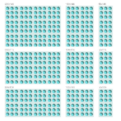 Vinilo para cristales opaco decorativo Ruedas modernas