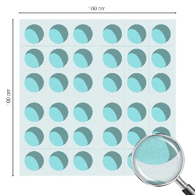 Vinilo para cristales opaco decorativo Ruedas modernas