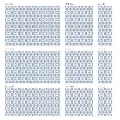 Vinilo para ventanas motivo vitral Patrones pastel