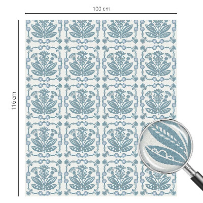 Vinilo para cristales efecto vitral Patrón floral