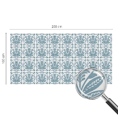 Vinilo para cristales efecto vitral Patrón floral