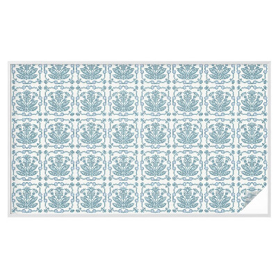 Vinilo para cristales efecto vitral Patrón floral