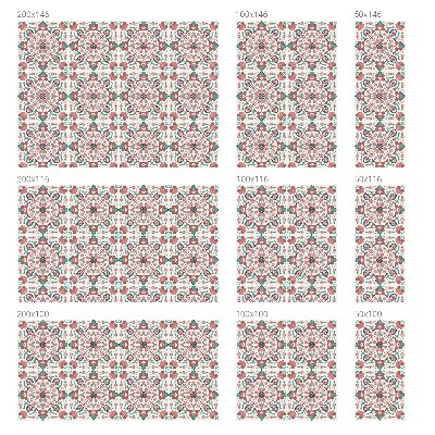 Vinilo ventana privacidad Armonía floral