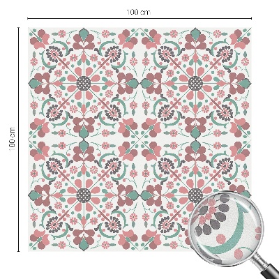 Vinilo ventana privacidad Armonía floral