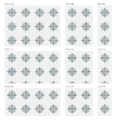 Vinilo para ventanas motivo vitral Adorno clásico