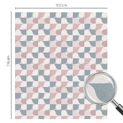 Vinilo ventana privacidad Patrones pastel