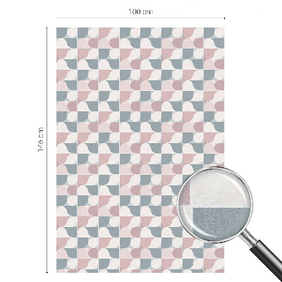 Vinilo ventana privacidad Patrones pastel