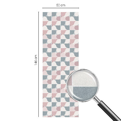 Vinilo ventana privacidad Patrones pastel