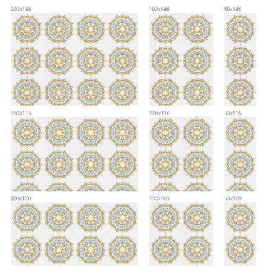 Vinilo decorativo adhesivo para cristales Mandalas bohemios