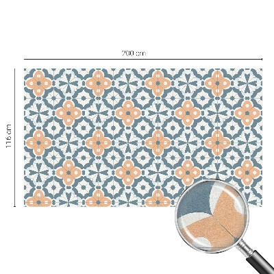 Vinilo para cristales opaco decorativo Flores de mosaico