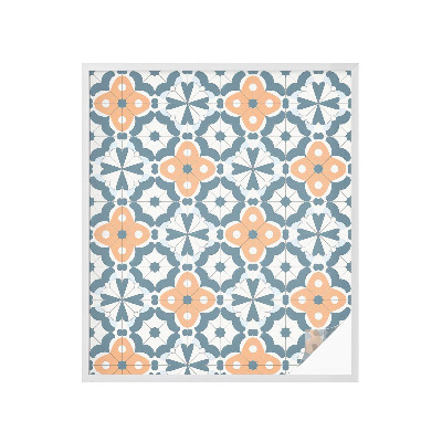 Vinilo para cristales opaco decorativo Flores de mosaico