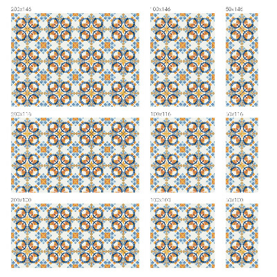 Vinilo para cristales opaco decorativo Patrón geométrico