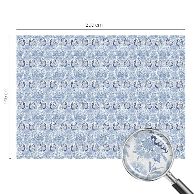 Vinilo decorativo adhesivo para cristales Pájaro floral