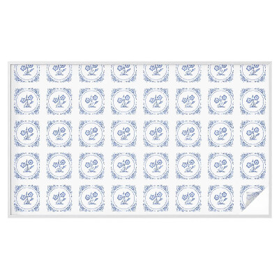 Vinilo para cristales opaco decorativo flores delicadas