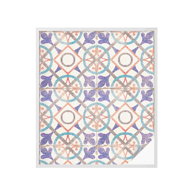 Vinilo para cristales efecto vitral mosaicos coloridos