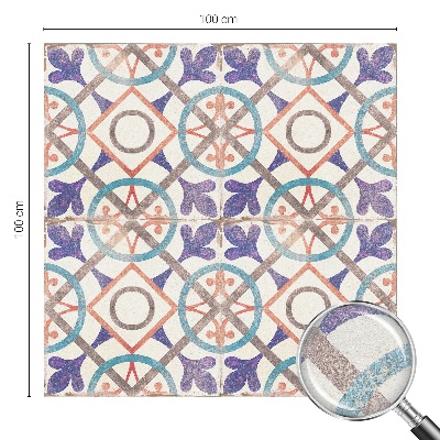 Vinilo para cristales efecto vitral mosaicos coloridos