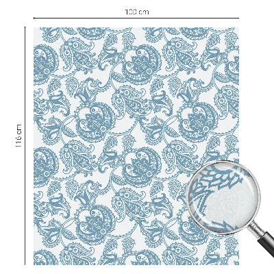 Vinilo decorativo adhesivo para cristales Adornos azules