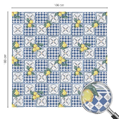 Vinilo para ventanas motivo vitral Patrón de limón